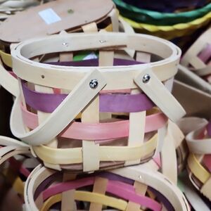 Multicolor Woven Basket